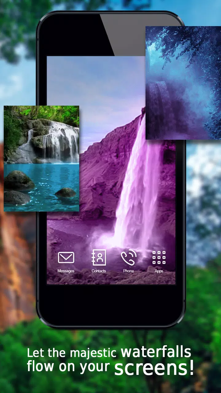Live Wallpaper Magic Touch With Sounds Waterfall APK for Android Download