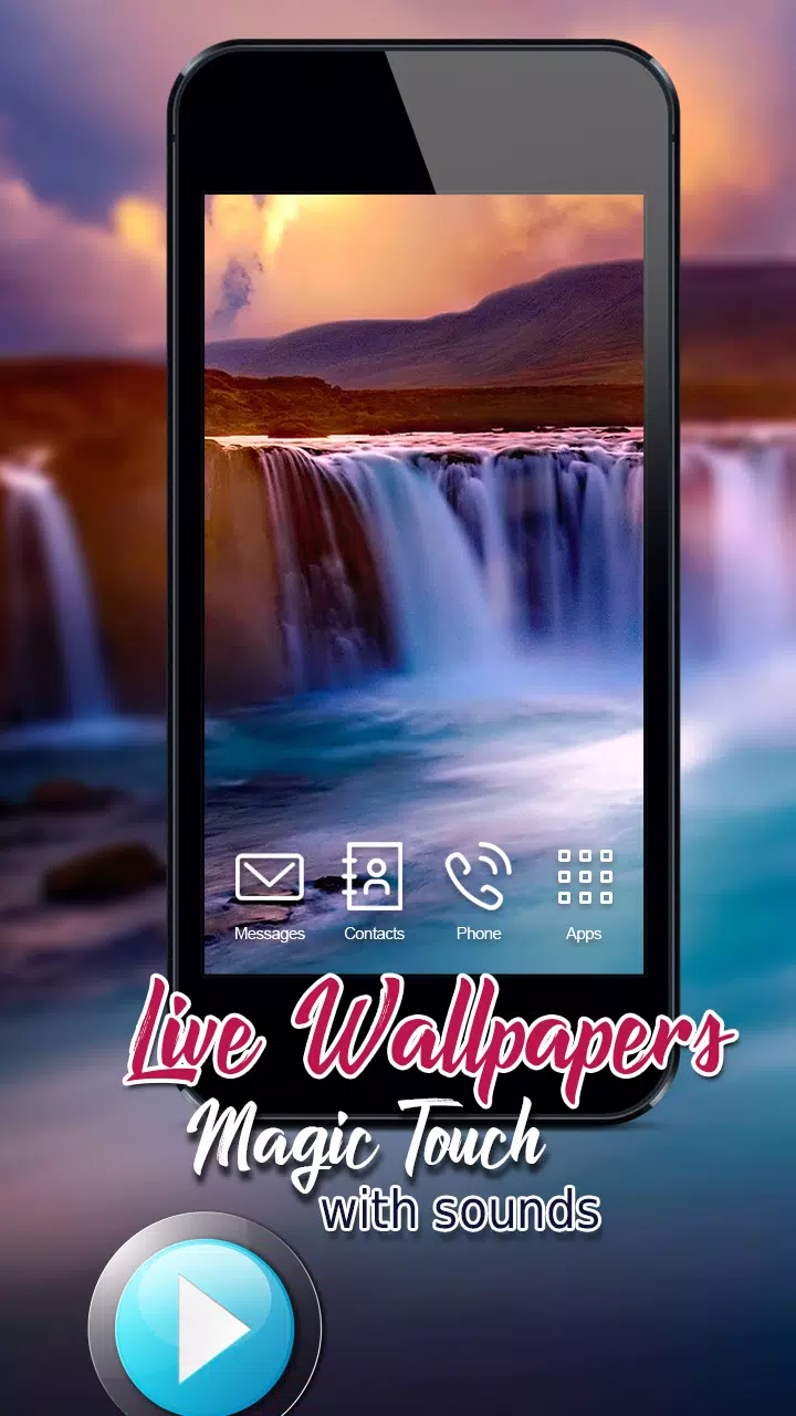 Live Wallpaper Magic Touch With Sounds Waterfall APK for Android Download