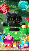 1 Schermata Kitten on Christmas Wallpaper
