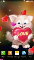Cute Cat Live Wallpaper syot layar 2