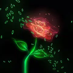 Glowing Flowers Live Wallpaper APK Herunterladen