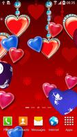 برنامه‌نما 3D Hearts Live Wallpaper عکس از صفحه