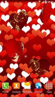 3D Hearts Live Wallpaper ภาพหน้าจอ 1