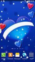 3D Hearts Live Wallpaper اسکرین شاٹ 2