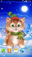 Winter Cat Live Wallpaper स्क्रीनशॉट 1