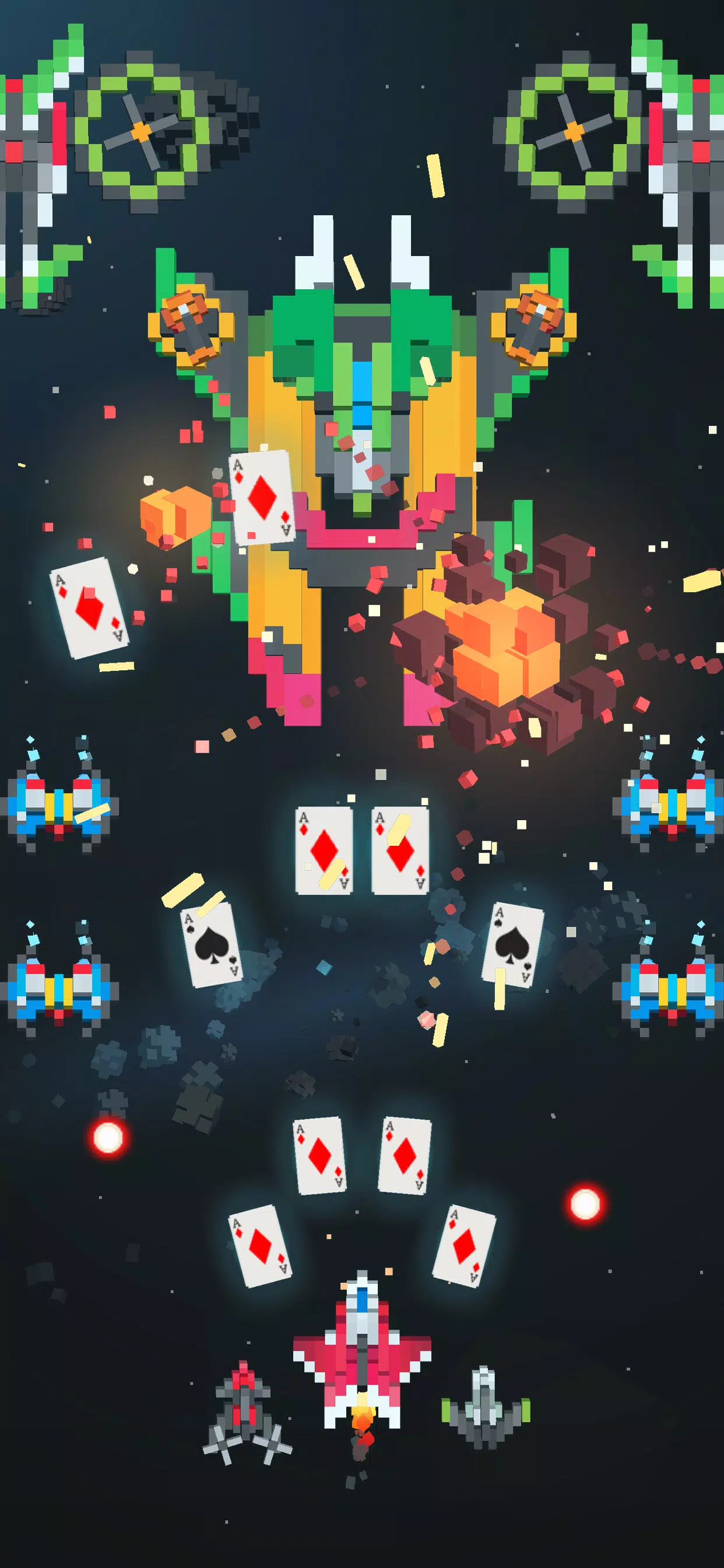 天空之翼(Sky Wings): 3D像素战斗机