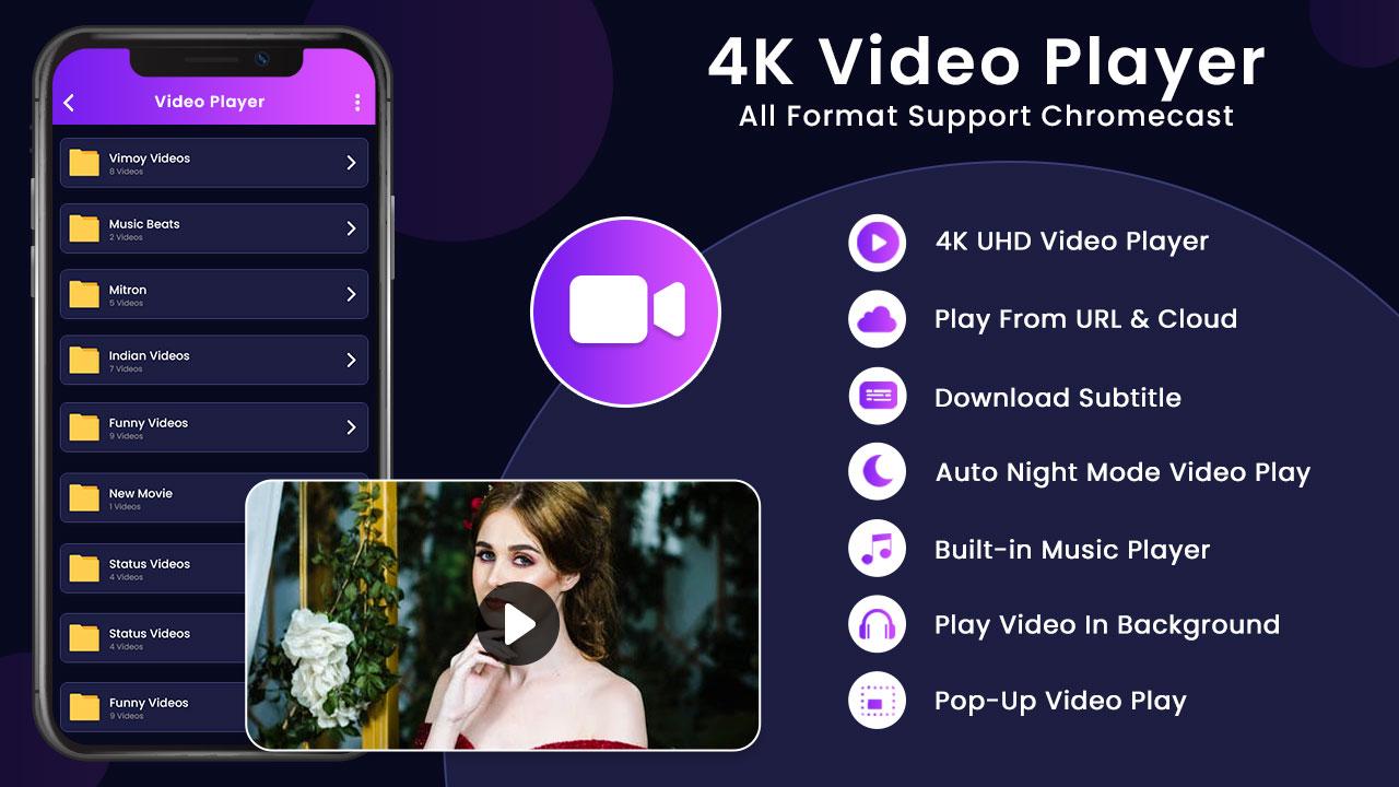 下载4K Video Player - All Format - Support Chromecast的安卓版本