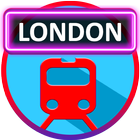 London Tube Map, Tram, DLR TFL icône