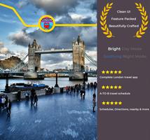 London Tube Map, Tram, DLR TFL โปสเตอร์