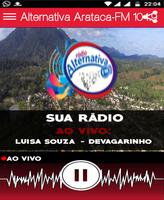Alternativa Arataca-FM 104.9 Affiche