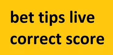 bet tips live correct score