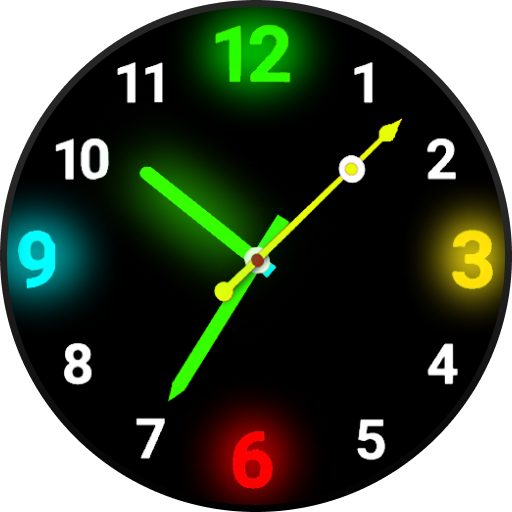 Fondo de pantalla de reloj LED