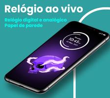 Relógios da tela de bloqueio Cartaz