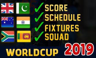 برنامه‌نما Live scores App 2k19: ICC Cricket World Cup 2019 عکس از صفحه