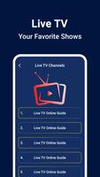 Live TV Channels Online Guide ảnh chụp màn hình 1