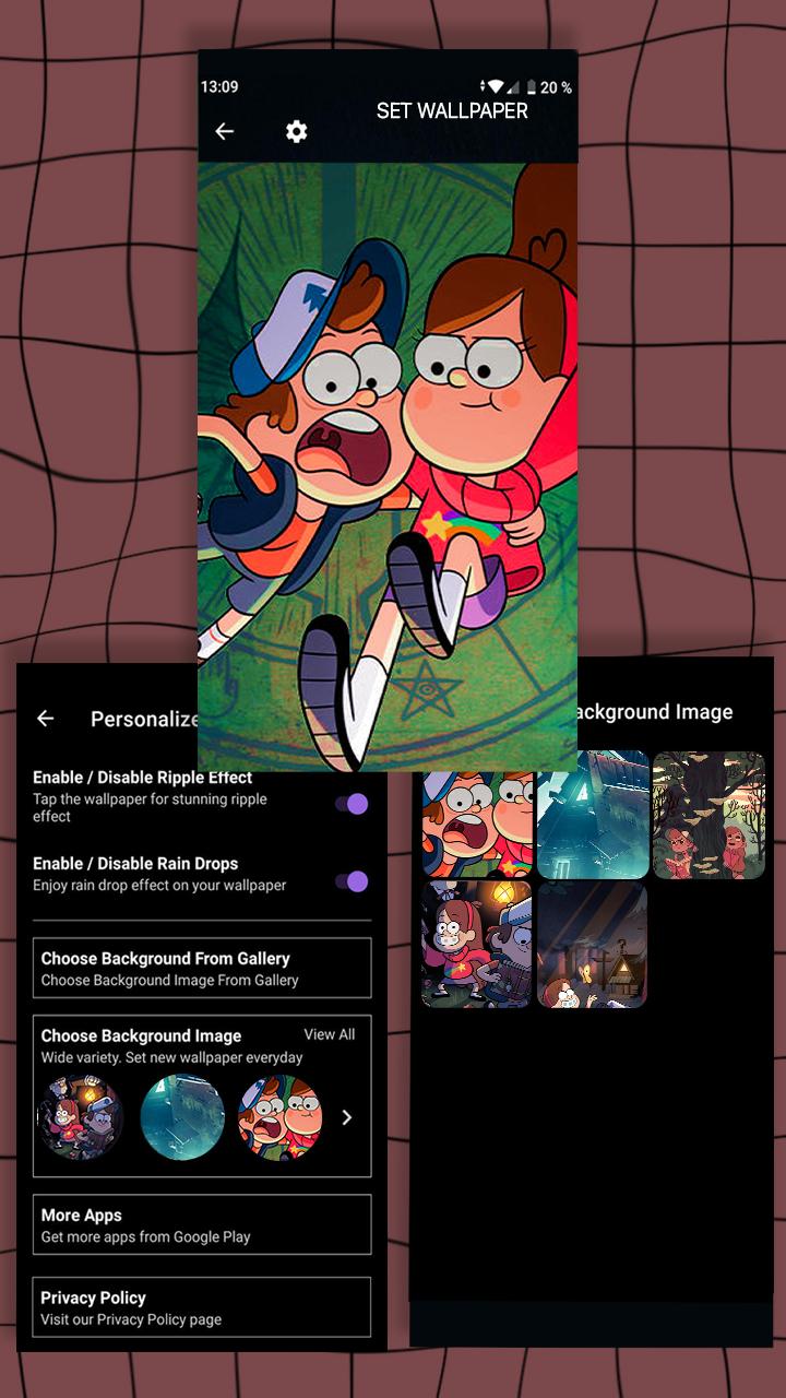 Gravity Falls Cartoons Hd Live Wallpaper For Android Apk Download Gravity Falls Cartoons Hd Live Wallpaper For Android Apk Download