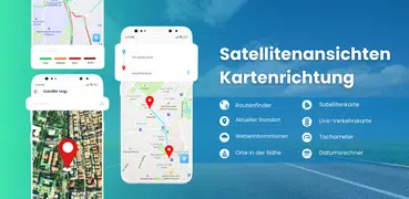 GPS Navigation Satellitenkarte