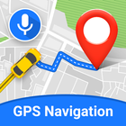 ikon Navigasi GPS: Peta Satelit