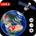 Live Earth Map 3D Satellite أيقونة