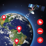 GPS Earth Map: Satellite view