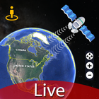 Mapa Ziemi na żywo — Mini GPS ikona