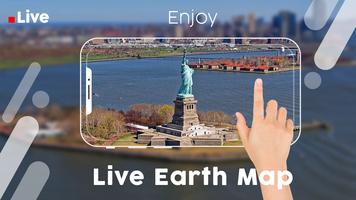 Live Earth-kaart 2024 GPS Nav-poster