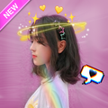 Live face stickers sweet camera - Filters for Snap