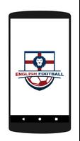 Englischer Fußball live Plakat