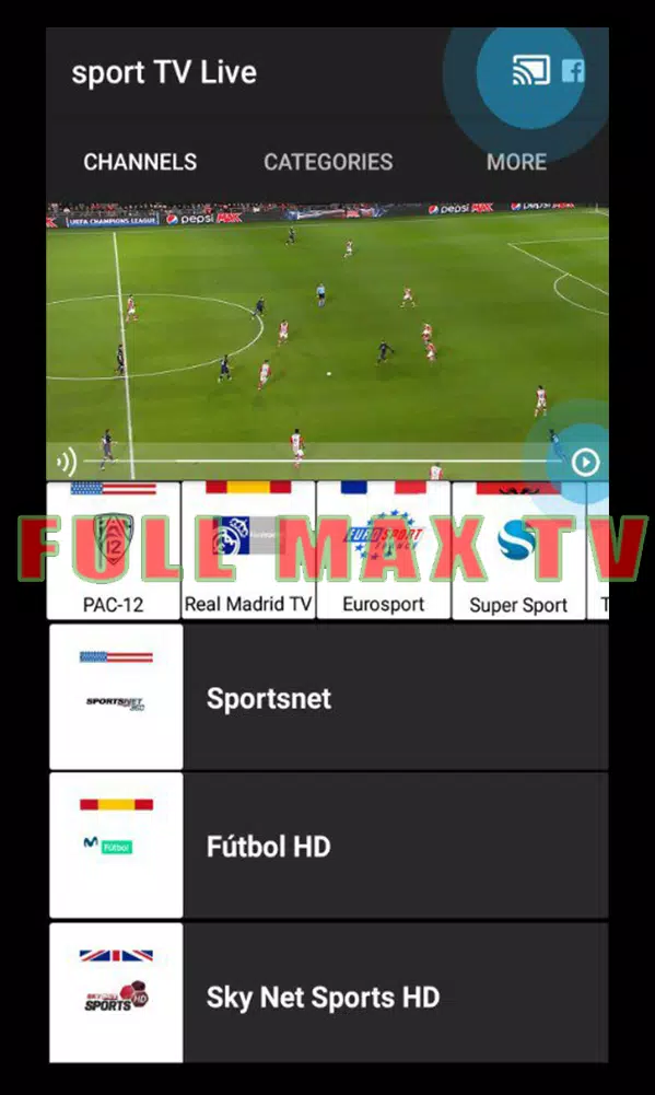 Full Max TV Futebol Ao Vivo APK for Android Download