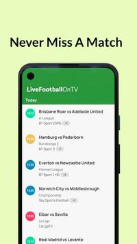 Live Football On TV Guide 海报