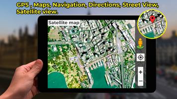 GPS mapa viver rua Visão & direção imagem de tela 1