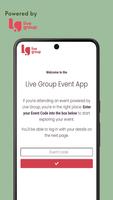 Live Group Event App Affiche