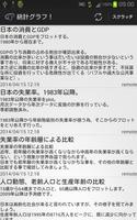 スマホに統計のグラフが降ってくる！ Poster