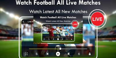 Watch football live Tv ポスター