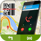 GPS navigation maps directions & QR scanner icône