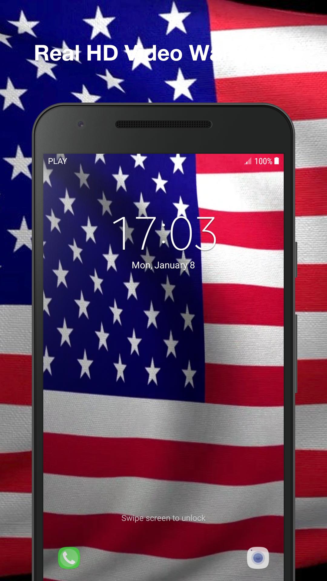 3d Us Flag Live Wallpaper For Android Apk Download - american flag roblox id