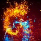 Abstract Particles Pro icono