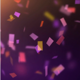Confettis Fond d'écran Animé icône