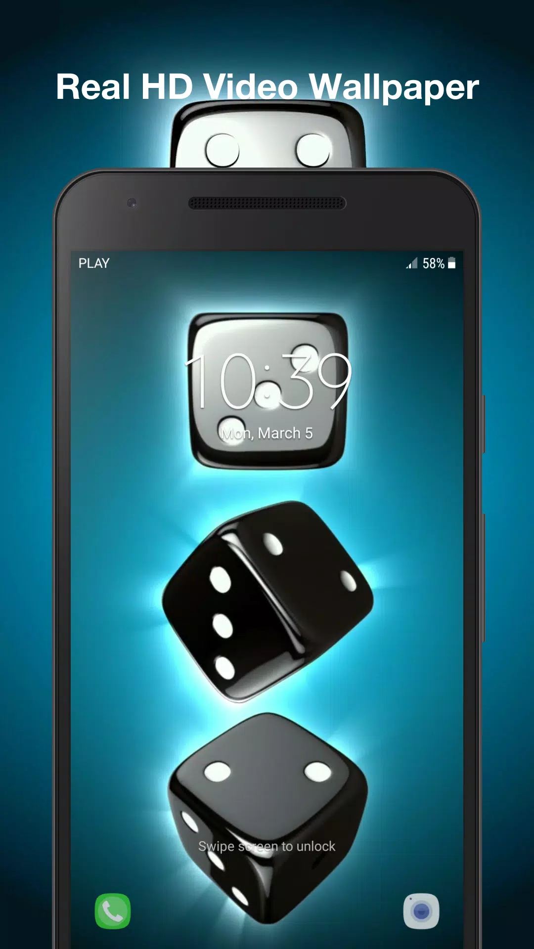 Android 用の Real Dice Live Wallpaper Apk をダウンロード