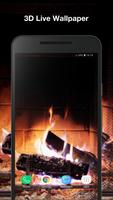 3d Fireplace Live Wallpaper poster