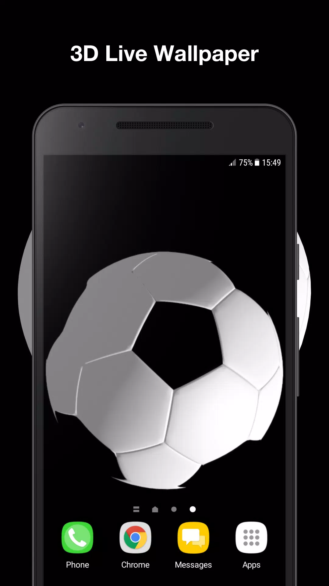 Soccer para Android baixar grátis. O papel de parede animado Futebol de  Android.