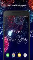 Firework 3d Live Wallpaper Affiche