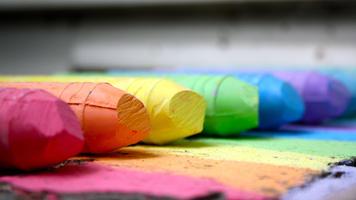 Rainbow pencils syot layar 2