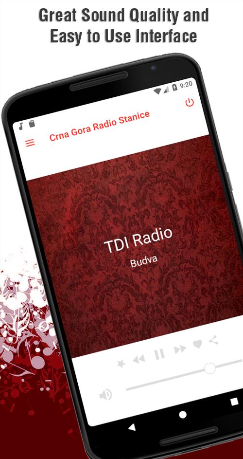 Crna Gora Radio Stanice für Android - APK herunterladen