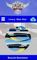 Livery Bussid Blue Star capture d'écran 1