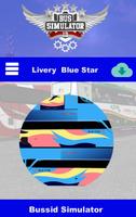 Livery Bussid Blue Star capture d'écran 2