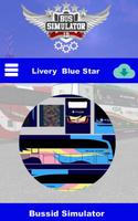 Livery Bussid Blue Star capture d'écran 3