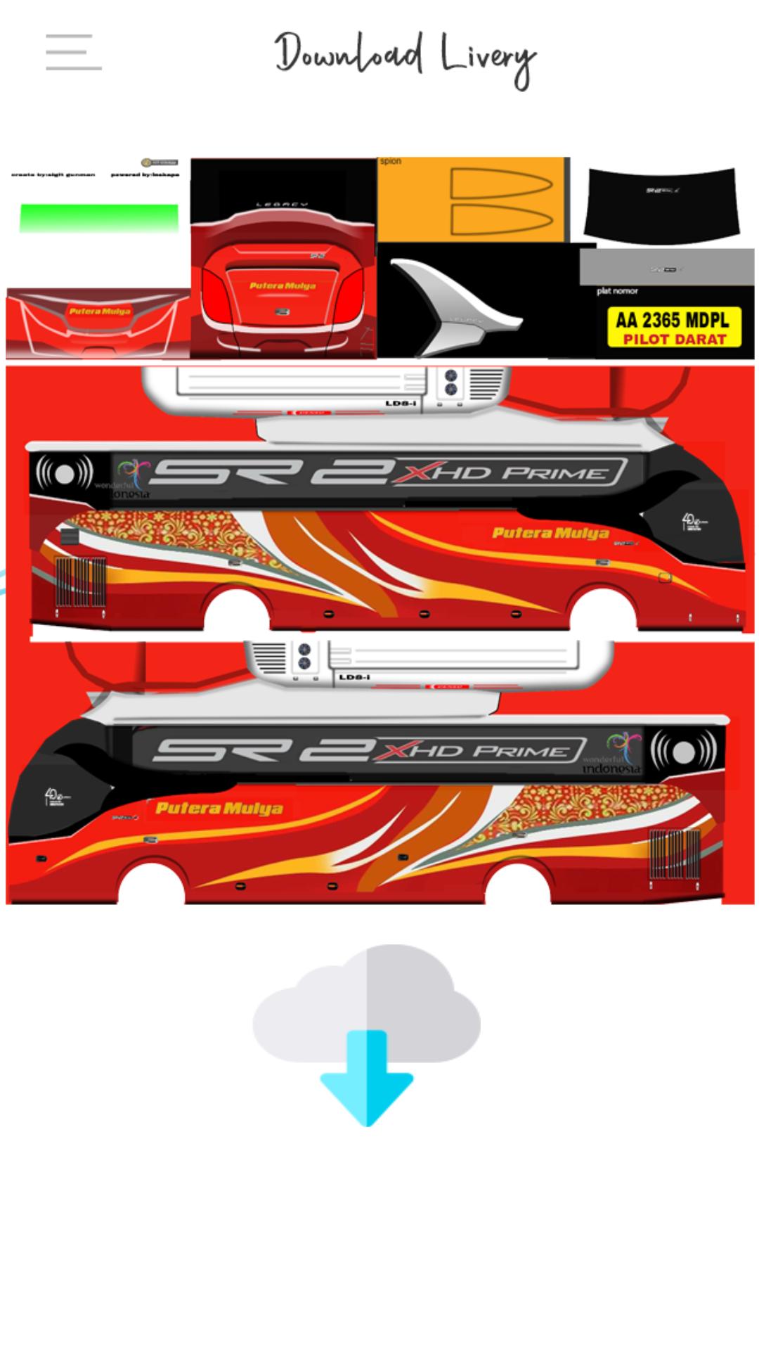 Gambar Livery Bussid Arjuna Xhd Jernih