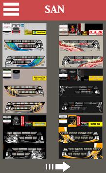 Livery Bussid Double Decker SAN poster