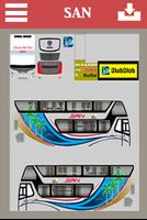 Livery Bussid Double Decker SAN imagem de tela 3